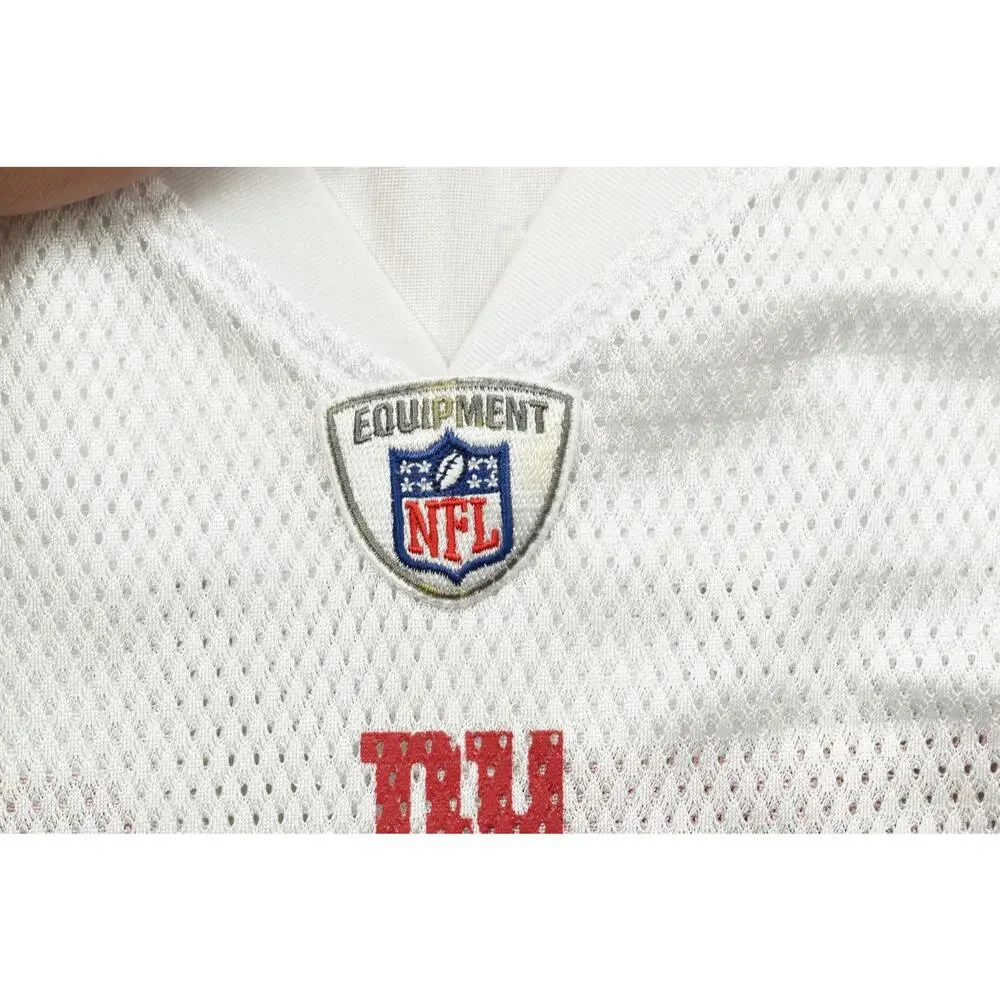 Reebok NFL New York Giants Justin Tuck 91 On Field Jersey White Men's Size 2XL